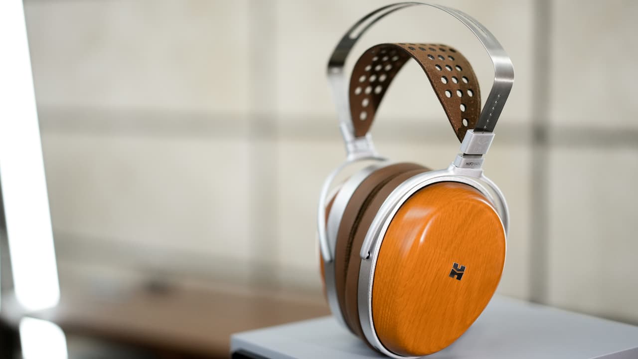 HIFIMAN AUDIVINA Cuffie Planari Magnetiche Chiuse – Usate Ma In Ottime Condizioni, Marroni - Foto 2