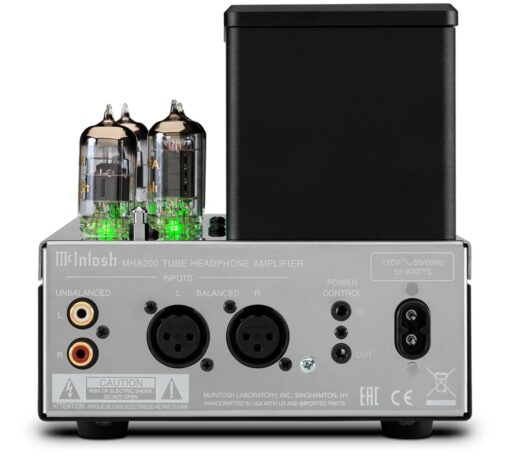 McIntosh Labs - MHA200 2-Channel Vacuum Tube Headphone Amplifier - Image 7
